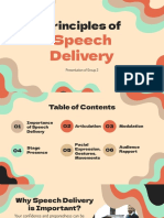 Principles of Speech Delivery