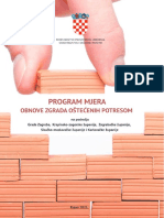 Brošura - Program Mjera Obnove Oštećenih Zgrada, Rujan 2021.