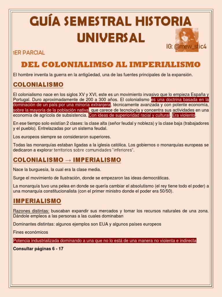 Guía Semestral Historia Universal Descargar gratis PDF Alemania