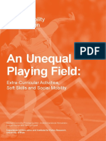 An Unequal Playing Field Report