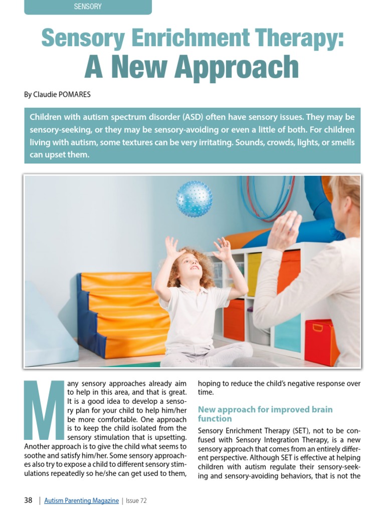 Sensory Enrichment Therapy for Autism | PDF | Autism Spectrum | Perception