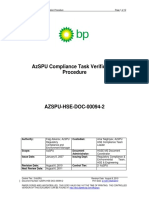 AzSPU Compliance Task Verification Procedure