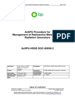 AzSPU Procedure For Management of Radioactive Materials and Radiation Generators