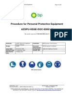 AzSPU SSOW Procedure For Personal Protective Equipment