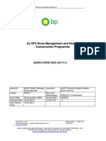 AzSPU Noise Management and Hearing Conservation Programme