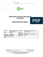 AzSPU Manual Handling Management Programme