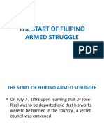 The Start of Filipino Armed Struggle