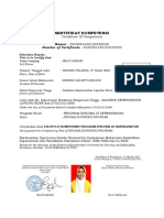 Sertifikat Kompetensi: Number of Certificate: 0940991440120220039