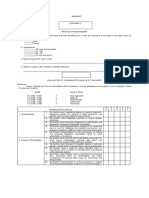 Survey Questionnaire Format