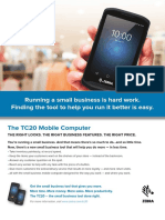 tc20 Mobile Computer Specification Sheet en GB