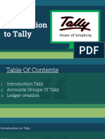 Introduction To Tally