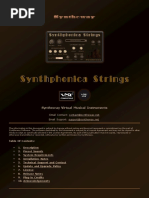 Synthphonica Strings VST, VST3, Audio Unit Plugins: String Ensembles, Solo Violin, Viola, Cello and Contrabass. EXS24 + KONTAKT (Windows, macOS)