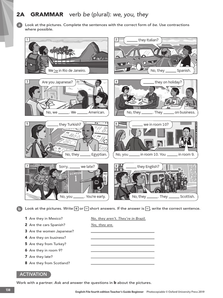A1 Photocopiables Grammar | PDF | Cognitive Science | Human Communication