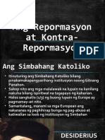 Aralin 4 Ang Repormasyon at Kontra Repormasyon