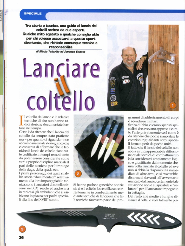 (Ebook ITA) Lanciare Il Coltello PDF