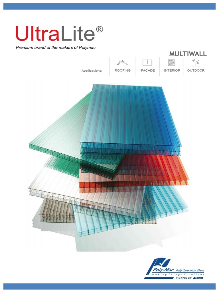 Polymac Polycarbonate Sheets | PDF | Home & Garden