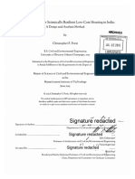 Signature Redacted: Confined Masonry For Seismically Resilient Low-Cost Housing in India