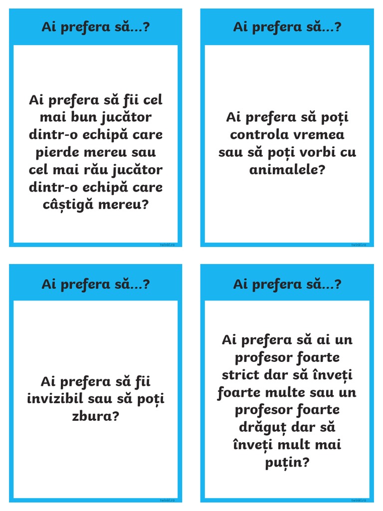 Ai Prefera Sa | PDF