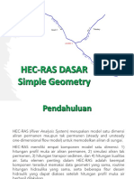 HEC-RAS Dasar - Simple Geometry