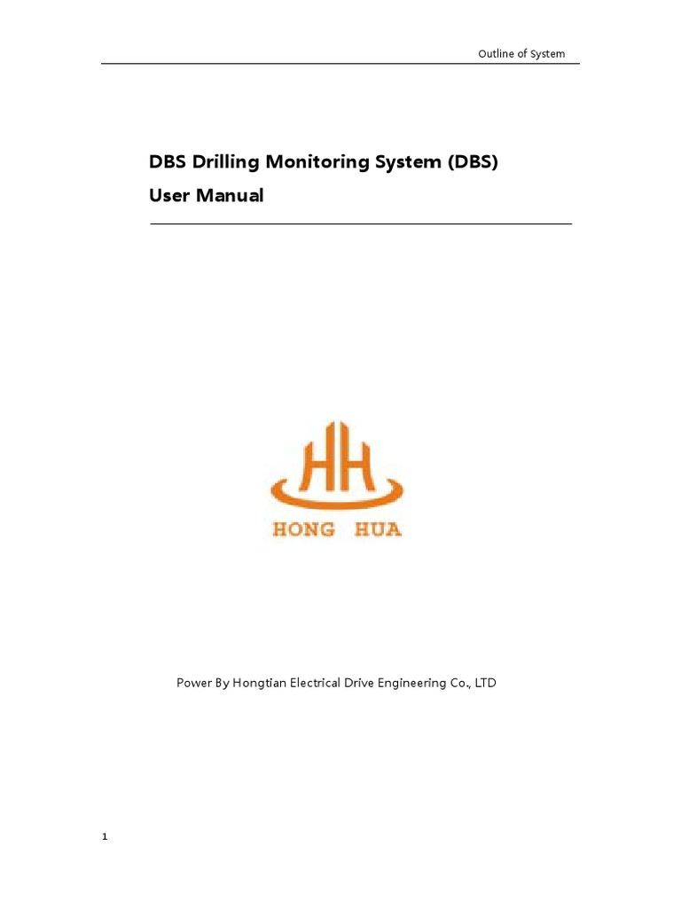 DBS Drilling Monitoring System Manual | PDF | Installation (Computer ...