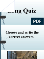Long Quiz
