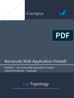 WAF0201 - Barracuda Web Application Firewall – Advanced Features - Topology