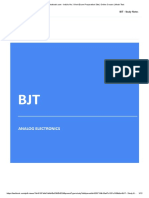 4.BJT Study Notes