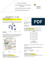 Banco de Questões Matematica 5º Ano