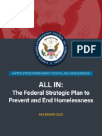 All in The Federal Strategic Plan To Prevent and End Homelessness