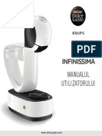 Espressor cu capsule  Infinissima Negru