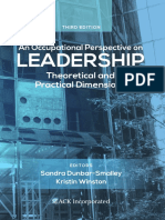 An Occupational Perspective On Leadership, Theoratical and Practical Dimentions, 3e Sandra Dunbar-Smalley, Kristin Winston