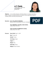 Resume Desiree Pando