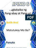 Pang Abay at Pag Uri