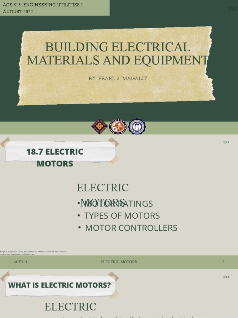 Electric Motors PDF Electric Motor Power (Physics)