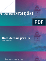 Louvor a Deus em celebração