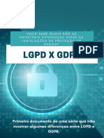 Diferenças entre LGPD  X GDPR