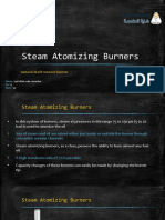 Steam Atomizing Burners