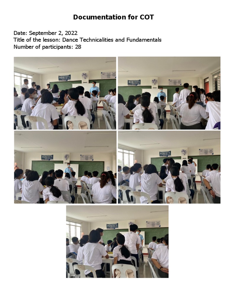 Documentation For COT PDF