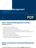 Financial Management Objectives and Stakeholder Conflicts