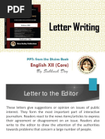 DEY's Eng. XII Letter to the Editor PPTs (Teaching made easier)