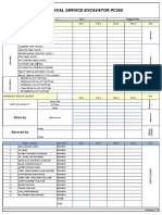 HRS FRM PLT 017 Periodical Service Excavator PC200 8 - Rev.1