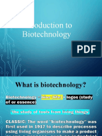 Intro Biotechnology