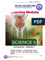 SCIENNCE 5 Module 1 3RD Quarter