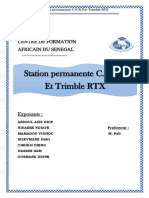 Station Permanente CORS Et Trimble RTX