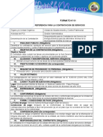 Formato 01 - Terminos de Referencia para La Contratacion de Servicios de Energia Electrica