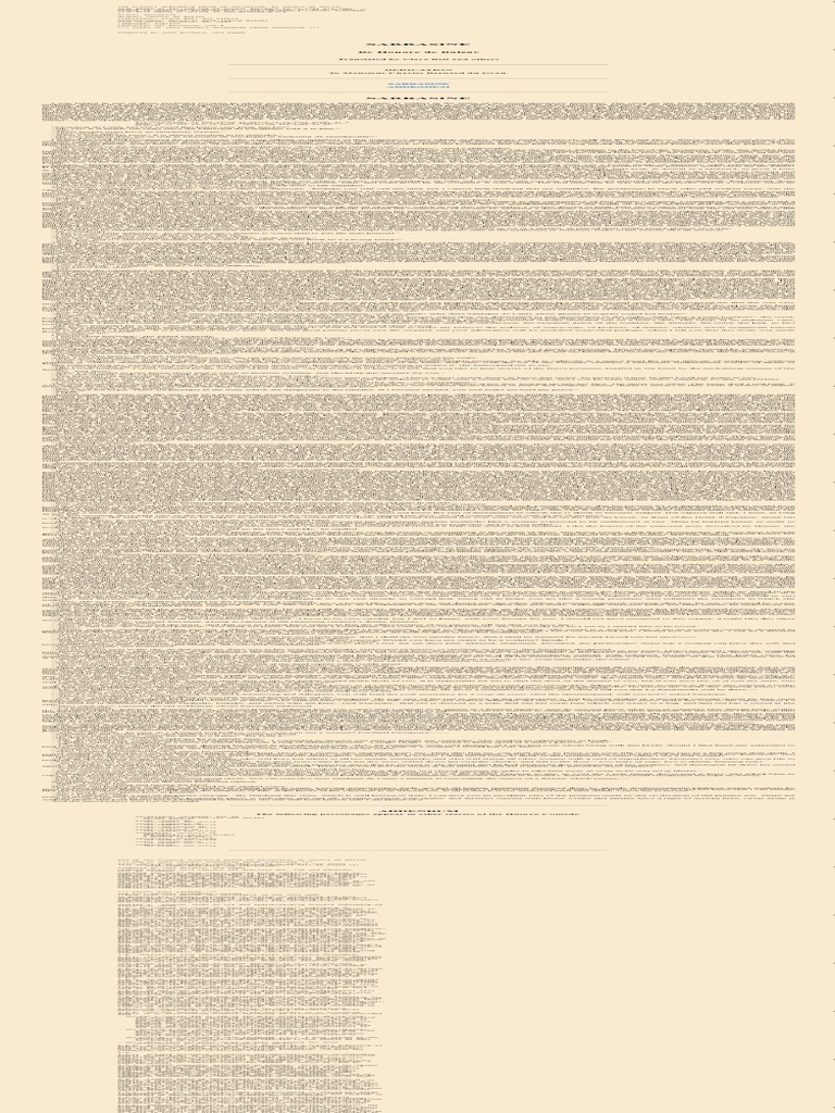 Honore de Balzac Sarrasine PDF