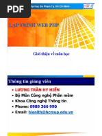 Download Gio trnh PHP - MySQL DHSP TPHCM  by Thn Tnh Chung SN62686987 doc pdf