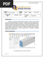 Cantilever Beam Design and Stress Analysis Using Inventor Pro