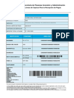 Secretaría de Finanzas Inversión y Administración: Líneas de Captura para La Recepción de Pagos