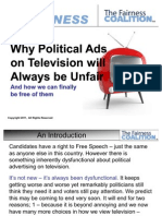 Why Political Ads On Television Will Always Be Unfair